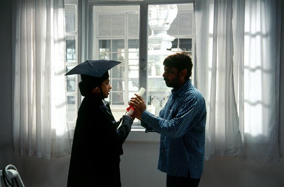 Image : scène de tournage du film Black.